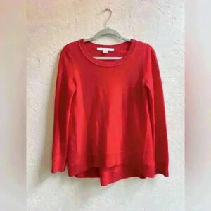 Diane Von Furstenberg Red Crew Neck Sweater